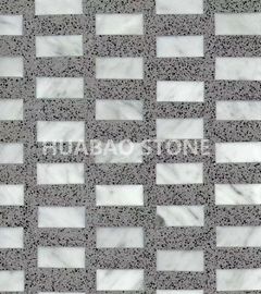 Customized Artificial Terrazzo Mosaic Tiles High Density Indoor Outdoor